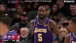 Jake LaRavia Full Highlights Los Angeles Lakers at Portland Trail Blazers - November 3, 2025
