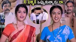 నీ పెళ్ళికి ఒప్పుకున్నాడు రా Maa Annaya Latest Telugu Family Entertainment Scene | Rajashekar ,Meena