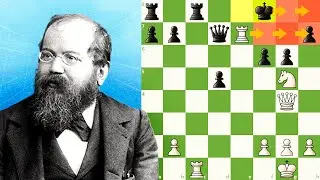 Posi&ccedil;&atilde;o RAR&Iacute;SSIMA no Xadrez - Wilhelm Steinitz Vs Von Curt