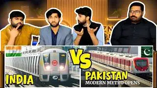 Pakistani reaction on Pakistan vs India Metro Train Journey Comparison 🚇🔥