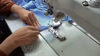 Bottom Hem by SNLS machine | Shirt | Amazing Skilled Operator