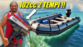 Quanto Va un GOMMONE con MOTORE 102cc 2T? IL TEST!