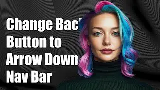 Change back button to arrow-down in Navigation Bar