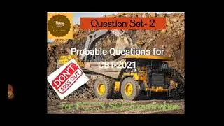 Mining Question Set-2 for CBT-2021(probable)