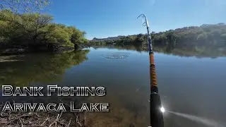 Bank Fishing Arivaca Lake, Where's the Kittys @