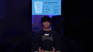 Trying hair porosity test&hellip;#shorts