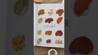 September Bullet Journal Cover
