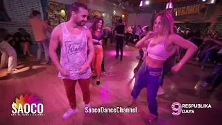 Sergio Timbachata and Beige Zsuzsanna Bojte Salsa Dancing at Respublika Days 9, Thu 02.05.2019 (SC)