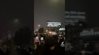 NEW YEARS EVE CROWD COUNTING DOWN UNTIL THE &ldquo;YEARLY SMOKING DEATHS&rdquo; RESET