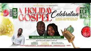 Join Us for the Holiday Gospel Celebration in Greenville: Live Music, Community, and Festive Joy!