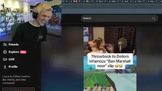 xQc умирает, смеясь над Деллором, разгневанным из-за запрета на просмотр