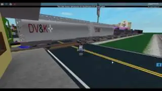 ROBLOX Caillou dies by the AWVR 777 & AWVR 767 The Runaway Freight Train