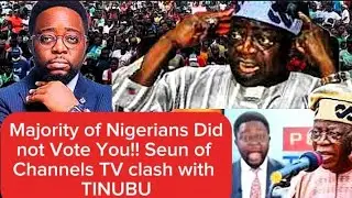 Seun of Channels TV clash with TINUBU, BBC news Expose TINUNU'S Atr&oslash;citie On Protesters
