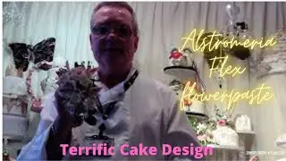 sugar flowers Alstroemeria  in flex paste