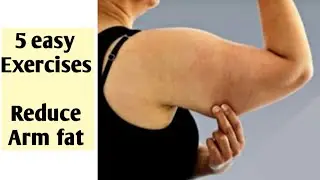 5 easy exercises to reduce Arm fat ll Home workout 