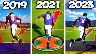 Борюсь за тачдаун на 99 ярдов с ЛАМАРОМ ДЖЕКСОНОМ на КАЖДОМ Madden ЗА ВСЕ ВРЕМЯ!