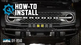 How To Install Bumper Pod Lights | Ford Bronco 2021+ with Modular Bumper