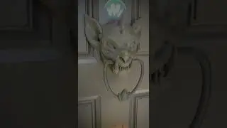 3D Print In Place Gargoyle Door Knocker! Halloween FREE STL!