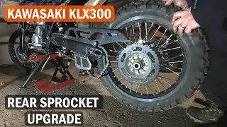 Kawasaki KLX300 - JT Sprockets rear sprocket upgrade