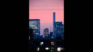 🇯🇵🌇 Photographing sunset in Tokyo with a telephoto lens📸️#sunset #japan #telephoto #photography