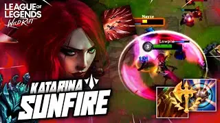 SunFire is Good ? ~ Katarina Fast Combo Build & Runes Wild rift