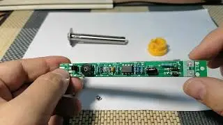 Обзор паяльника с регулировкой температуры yizi 4245-16 60Вт, GJ-907 со схемой