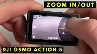 DJI Osmo Action 5: как увеличивать и уменьшать масштаб