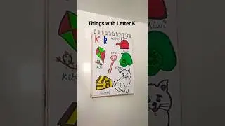 letter K objects | objects with letter K #shorts #youtubeshorts #trending #reels #art #drawing #yt