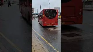 Stagecoach Enviro200 on 323 departing Canning Town Bus Station
