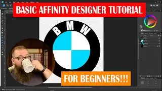 Affinity Designer Tutorial | How to make a circle logo