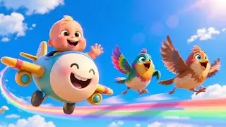 Baby Plane Zoom Zoom ✈️💨 | Fun Airplane & Movement Song for Kids | Nursery Rhymes & Kids Songs