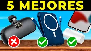 😮 Los 5 MEJORES POWER BANK Para iPhone 2025 | MEJORES CARGADORES PORT&Aacute;TILES iPhone