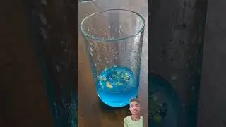 blue mocktail #reaction #mocktail #drink