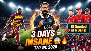 3 Days of PURE DRAMA! 😱🔥 | T20 World Cup 2026 Recap (Day 1-3)#t20worldcup2026 #teamindia #indiavspak