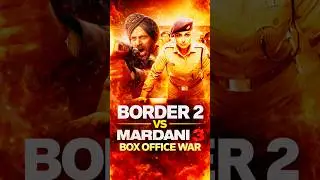 BORDER 2 vs MARDANI 3 BOX OFFICE WAR BEGINS #Shorts #Border2 #Mardaani3 #shortvideo