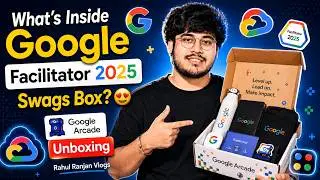 What&rsquo;s Inside Google Facilitator 2025 Swags Box? 😍 | Google Arcade Unboxing | Rahul Ranjan Vlogs