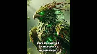 Five Elements of Nature as Mecha Eagle #eagle #nature #elements #fiveelements #viral #youtubeshorts