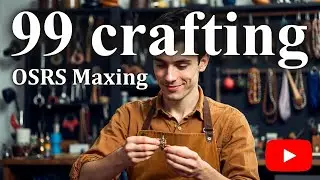 🛠️ 72 → 99 Crafting LIVE! 88k Air Battlestaff Grind – Maxing Series Chill Stream 💎 OSRS