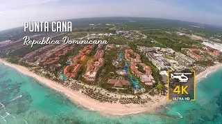 Las MEJORES playas de PUNTA CANA vistas desde el AIRE - Rep&uacute;blica Dominicana - Playa BAVARO [4K]