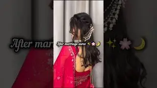 After Marriage Saree Look | Newly Married Bridal Vibes ✨🌸#explore #viral #trending #fyp #shorts