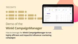 Winkl Campaign Manager: Demo