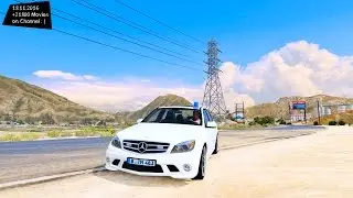 Mercedes Benz C63 Kripo H&auml;nsch Movia LED - GTA V MOD ENB | 2.7K / 1440p ! _REVIEW