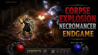 Corpse Explosion Necromancer Endgame | Ultimate Build Guide | Diablo 2 Resurrected SS13