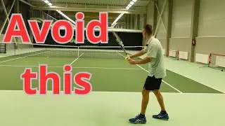 The BIGGEST mistake you can do when rallying behind the baseline