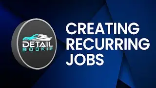 Detail Bookie | Creating Recurring Jobs | Tutorial