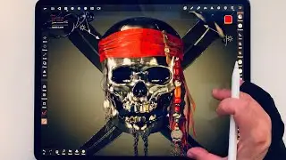 Pirate Skull in Nomad Sculpt
