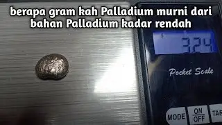 Cara memurnikan Palladium