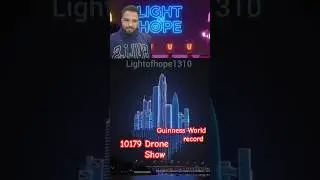 World&rsquo;s Largest Drone Show (Guinness World Records)#subscribe #viralvideo #shortsfeed #shorts #viral