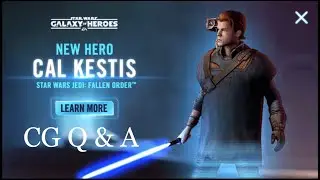 Cal Kestis Q & A with CG + Bonus Pack Information!