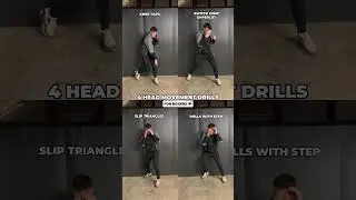 4 HEAD MOVEMENT DRILLS FOR BOXERS! 🥊 #boxing #boxer #boxingtraining #boxingworkout #boxingdrills